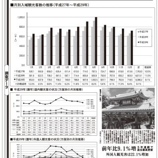 データ 17年沖縄県入域観光客